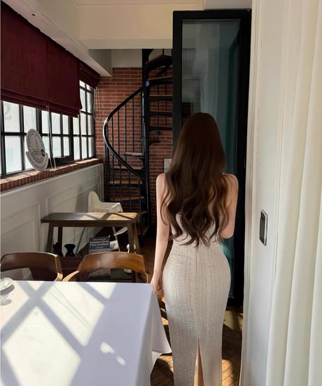 Sculpted Halter Dress