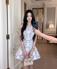 Jeweled Paisley Dress