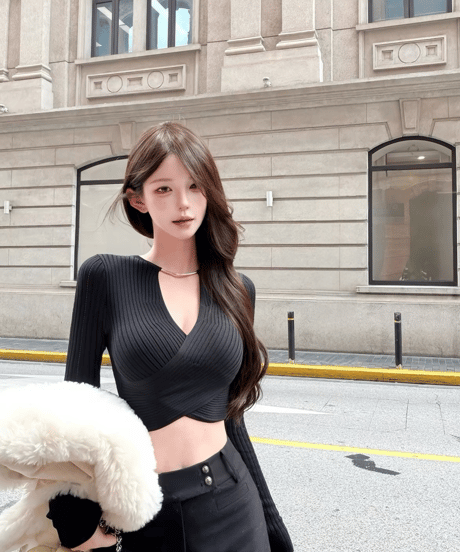 Sculpted Pleats Wrap Top