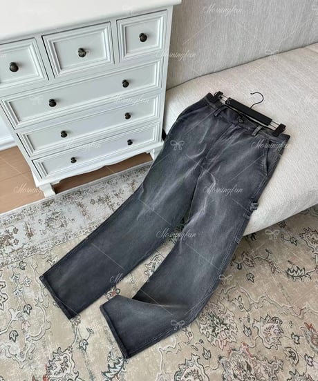 Corduroy Wide-Leg Cargo Pants