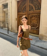 Girly Loose Fitting Dress【ベルト付き】