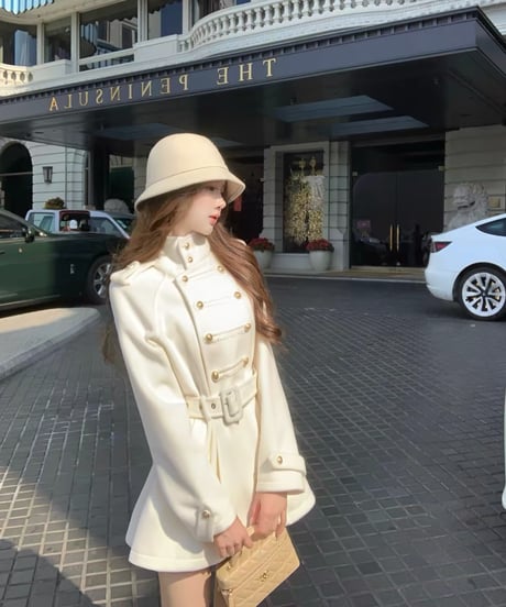Double Breasted Mini Coat