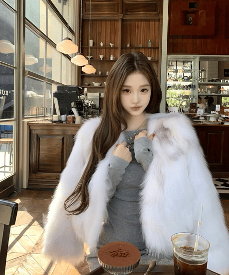 Elegant Off Shoulder Knit Set 【Gray】