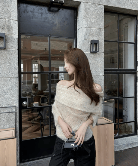 Soft Muse Off-Shoulder Knit