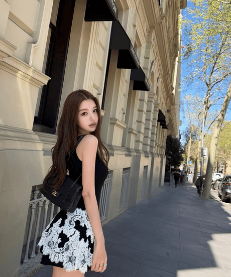 Floral Lace Peplum Mini Dress