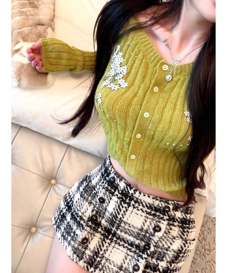 Blossom Ribbed Knit Top