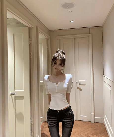 Low Rise Washed Black Flare Jeans