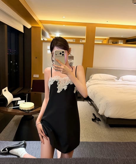 Elegant Lace Trimmed Dress