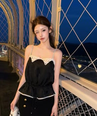 Lace Trim Satin Camisole