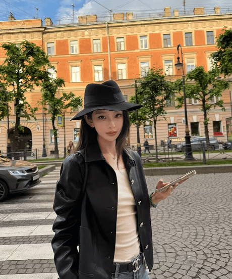 Matte Finish Leather jacket