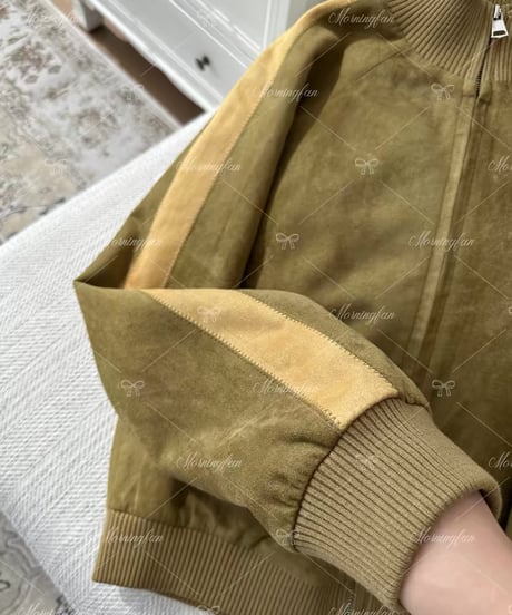 Suède Track Jacket【Khaki】
