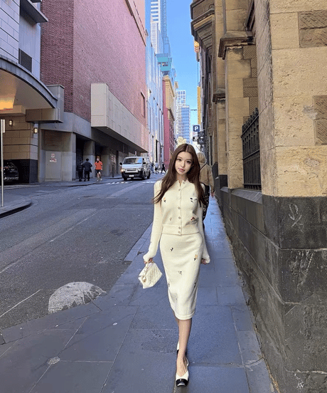 Petite Floral Knit Set