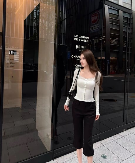 Lace Square-Neck Top