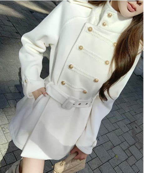 Double Breasted Mini Coat