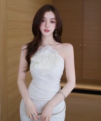 Floral Suspender Dress