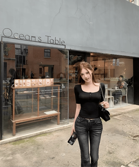 Low Rise Washed Black Flare Jeans