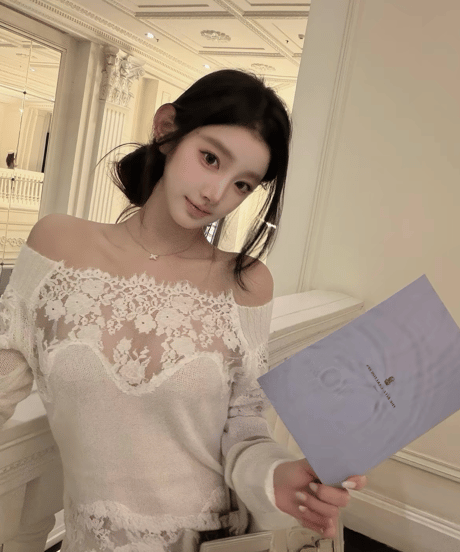 Elegance Lace Off Shoulder Sweater