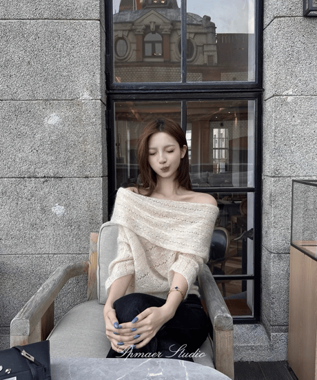 Soft Muse Off-Shoulder Knit
