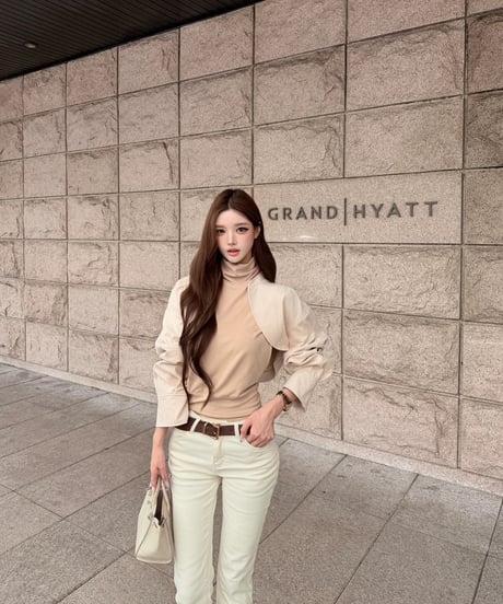 Unlevel Dyeing Crop Jacket