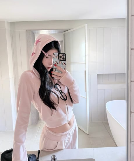 Y2K Star Print Flare Tracksuit