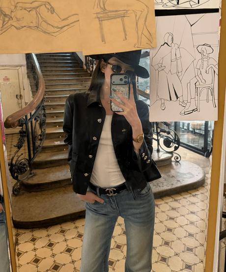 Matte Finish Leather jacket