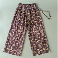 COUNTERPOINT／BLOCKPRINT PAAJAAMAA／plum