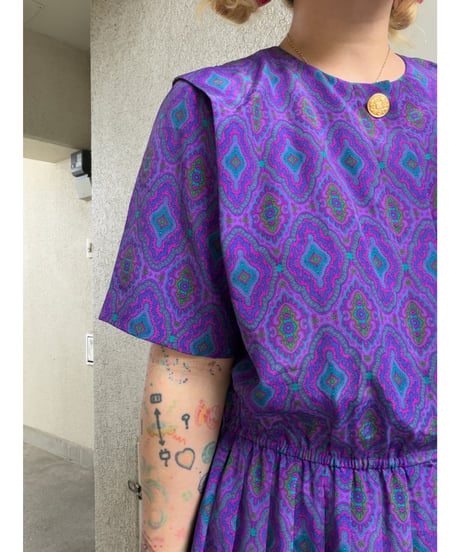 rétro design pleats dress/4500