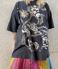 Celestial print T-shirt/4609