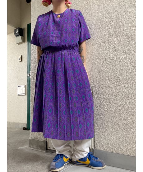 rétro design pleats dress/4500