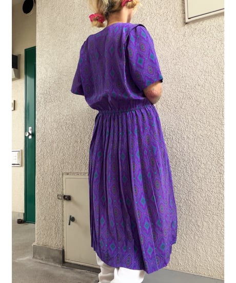rétro design pleats dress/4500