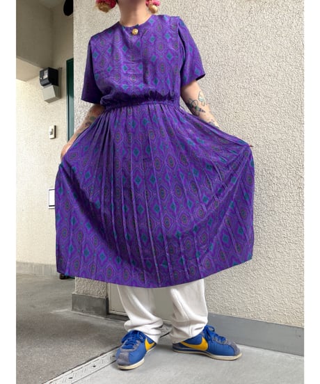 rétro design pleats dress/4500
