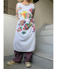 Sea Creature Print Long Tank Top/4598