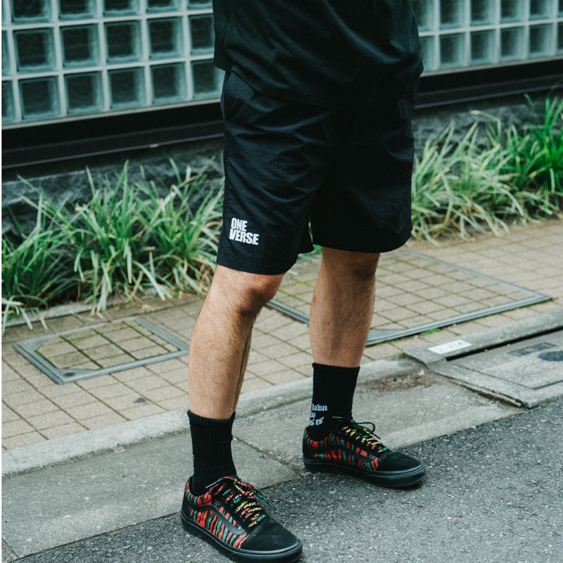 NYLON EASY SHORTS 【BLACK】 | One Verse