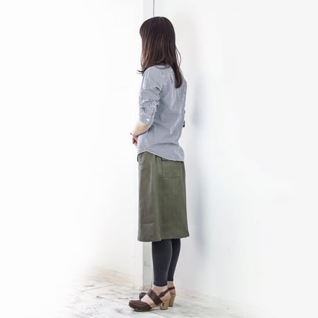TOWN（ 縫代つきカット済型紙）／Aラインスカート
