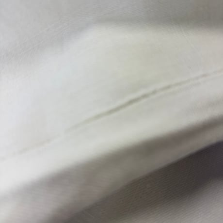 アンティークリネンシーツ　刺繍あり