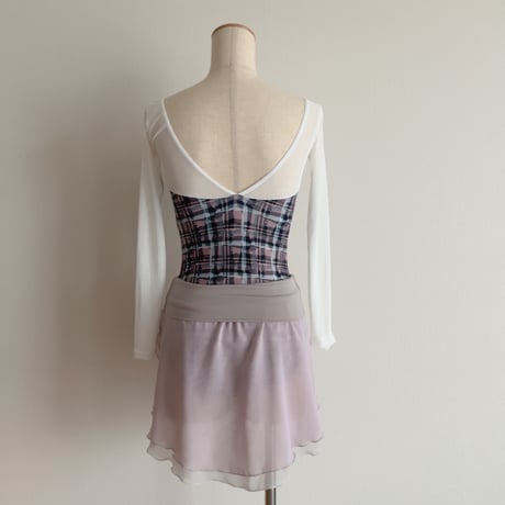 S/Mサイズ【Double-Layer】 Pull-on slim cut type (25/35+belt) wide band （RTS）④