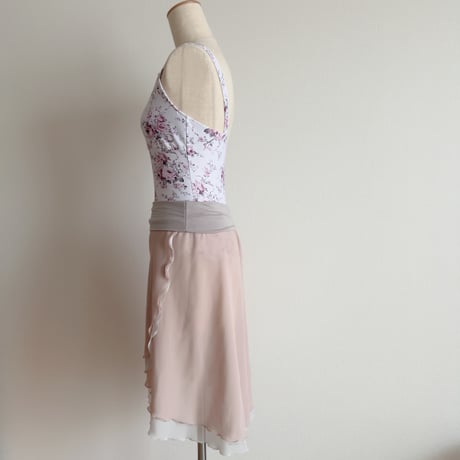 Sサイズ・Mサイズ 【Double-Layer】 Pull-on slim cut type (40/55+belt) wide band ローズスモーク（RTS）⑤