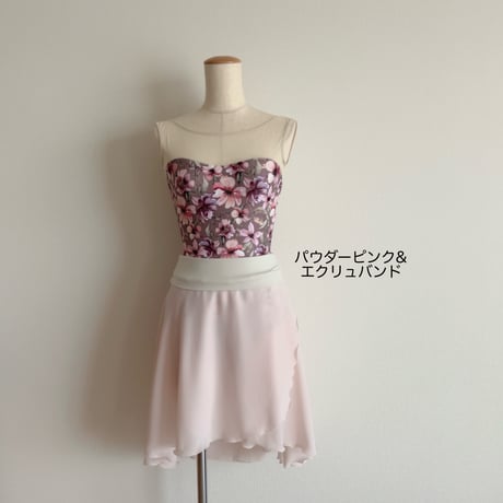 Pull-on Skirt _Romantic type (35/52+belt) *wide band