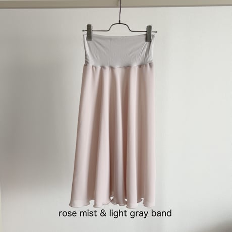 Half circular skirt_wide band
