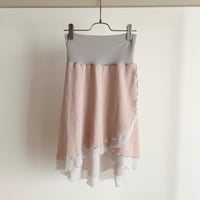 S/Mサイズ 【Double-Layer】 Pull-on slim cut type (40/55+belt) Rose Smoke wide band （RTS）⑤