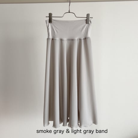 Half circular skirt_wide band