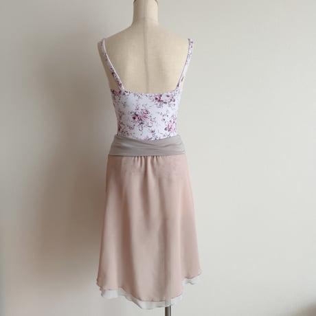 Sサイズ・Mサイズ 【Double-Layer】 Pull-on slim cut type (40/55+belt) wide band ローズスモーク（RTS）⑤