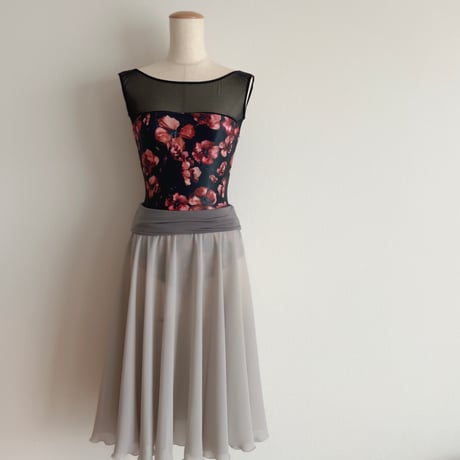 Mサイズ  Full circular skirt wide band スモークグレー（RTS）①