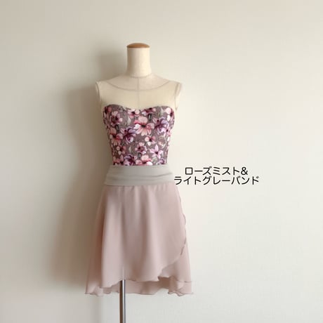 Pull-on Skirt _Romantic type (35/52+belt) *wide band