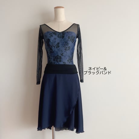 Pull-on Skirt _Romantic type (46/62+belt) *wide band