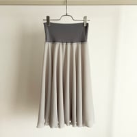 Mサイズ  Full circular skirt wide band スモークグレー（RTS）①