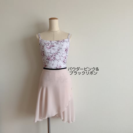 Wrap skirt_Type A_ 42cm/55cm(front/back)