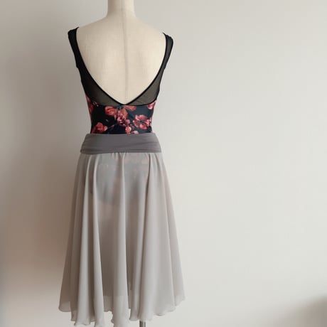 Mサイズ  Full circular skirt wide band スモークグレー（RTS）①