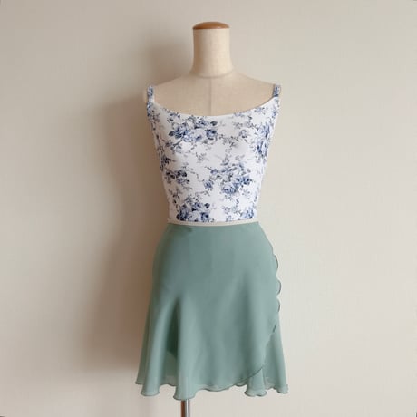 wrap skirt TypeA (37/45) ミストグリーン⑩