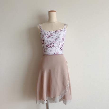 Mサイズ 【Double-Layer】 Wrap Skirt TypeA (46/60) ローズスモーク（RTS）⑨